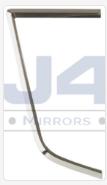 82065172 GRILLE GARNISH BRIGHT STRIPS RH for VOLVO 