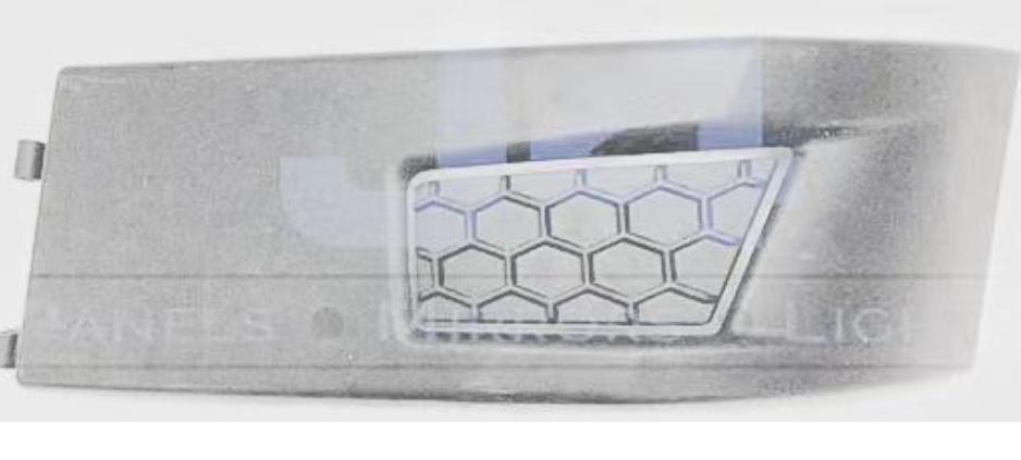  FOG LIGHT FRAME(WHITE WITHOUT FOG LIGHT HOLE )RH for RENAULT 