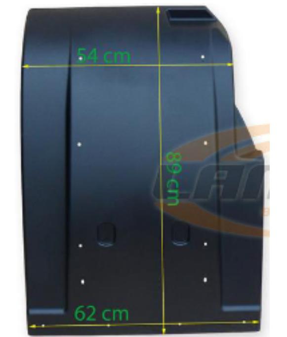 1997267/1659251/2042666 FRONT WHEEL REAR FENDER(CF65) LH for  DAF 