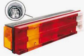 0035445303 TAIL LAMP(E)-SOCKET TYPE LH for BENZ 