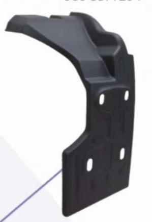 9608817204 FRONT WHEEL FENDER RH for BENZ 