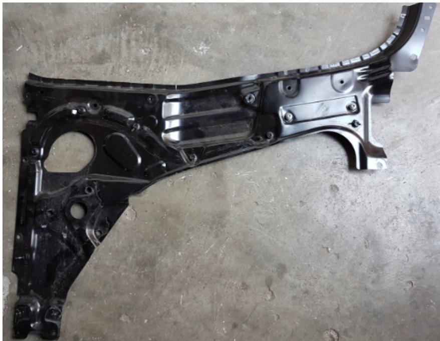 9607202803 DOOR INNER PANEL RH for BENZ 