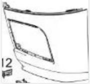 9608853238 HEAD LAMP HOUSING RH for BENZ 