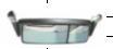  REAR MIRROR (SHORT MANUAL TGX) LH for MAN  